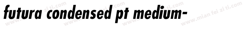 futura condensed pt medium字体转换